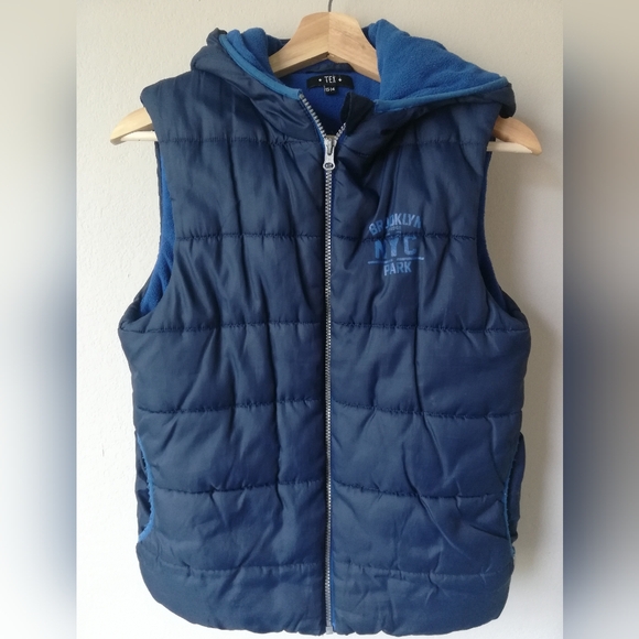 TEX Puffer Vest with Hood - Picture 1 of 12